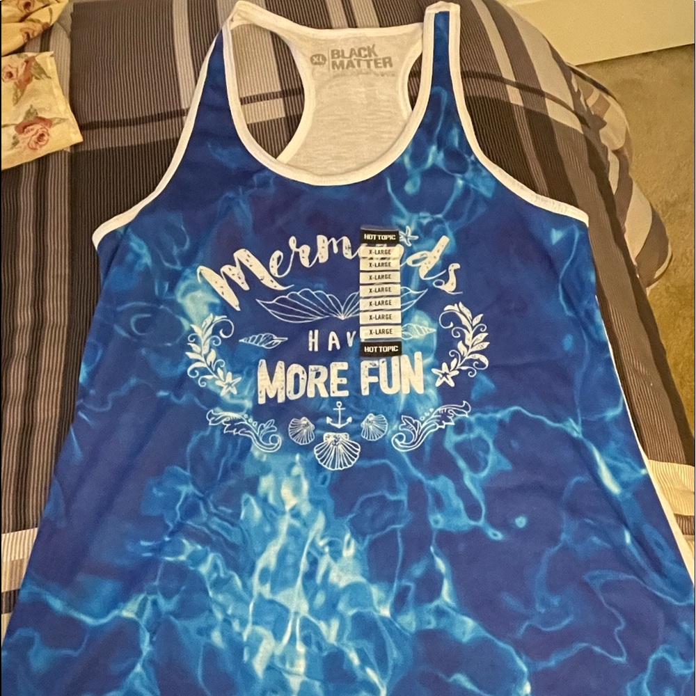 New Hot Topic Mermaids have more fun Tank Top